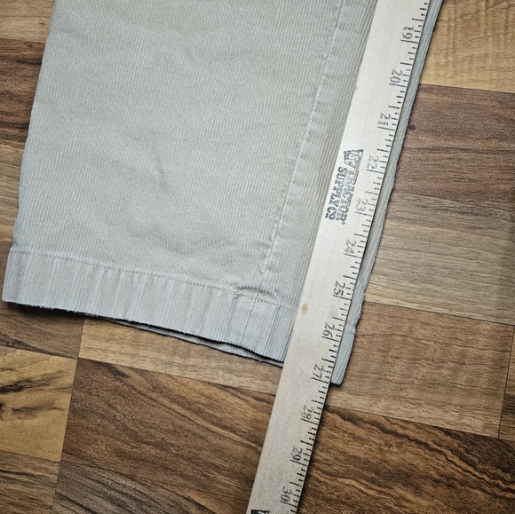 LL Bean Corduroy Pants Mens Size 40x30 Tan Straight Leg Classic Fit 279000 - Picture 6 of 10